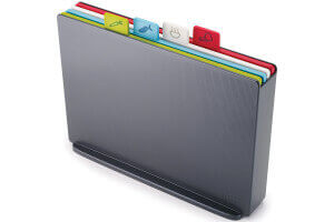 Set de 4 planches à découper hygiéniques Joseph Joseph Index 34x24cm