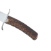 Couteau Muela Alcaraz 9255 lame en inox 26cm manche en bois de cerf + étui en cuir