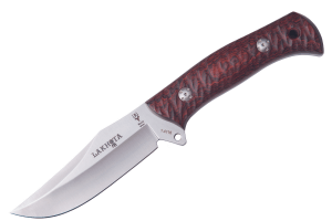 Couteau Muela Lakhota 9318 lame en inox 12cm manche en micarta marron + étui en cuir