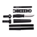 Couteau Mora Garberg Multi-Mount 12642 lame inox 10,9cm manche polyamide noir + étui