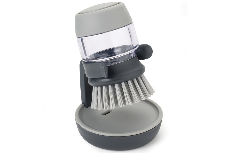 Brosse &agrave; vaisselle Joseph Joseph Palm Scrub avec r&eacute;servoir