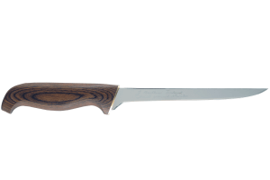 Couteau à filets Marttiini 626014 lame 16cm manche pacca brun + étui