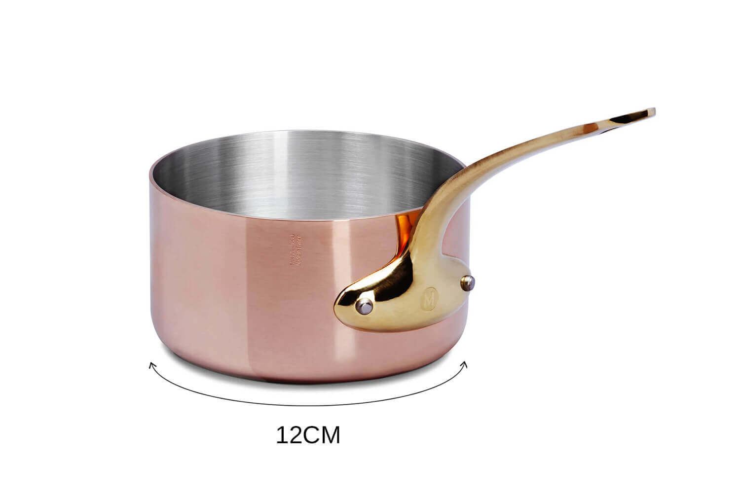 Poêlon à sauce en fonte avec pinceau (12cm)