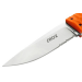 Couteau Maserin Croz 976.A lame 11cm manche en G10 orange + étui en nylon