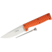 Couteau Maserin Croz 976.A lame 11cm manche en G10 orange + étui en nylon