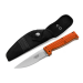 Couteau Maserin Croz 976.A lame 11cm manche en G10 orange + étui en nylon