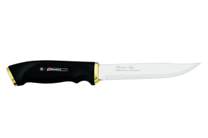 Couteau de chasse Marttiini 215015 lame 13cm manche caoutchouc noir + étui
