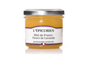 Miel de fleurs de lavande artisanal L'Epicurien fabriqué en France 150g