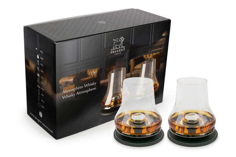 Coffret cadeau dégustation whisky Peugeot Atmosphère Whisky