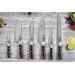 Couteau à pain Fukito Ebène X50 23cm