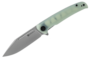 Couteau pliant Sencut Brazoria SA12B manche en G10 vert d'eau 11cm
