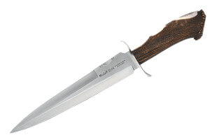 Couteau Muela Bear 9254 lame en inox 24cm manche bois de cerf + étui en cuir