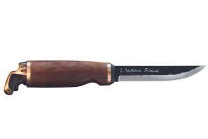 Couteau Marttiini Antler 546012 lame carbone 11cm manche bouleau + étui/coffret cadeau