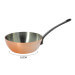 Sauteuse bombée en cuivre De Buyer Inocuivre poignée en fonte d'acier