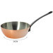Sauteuse bombée en cuivre De Buyer Inocuivre poignée en fonte d'acier