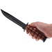 Couteau KA-BAR USMC Fighter 1217 lame carbone 17,8cm manche cuir + étui en cuir