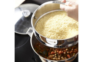 Panier cuit-vapeur 24cm De Buyer en acier inoxydable