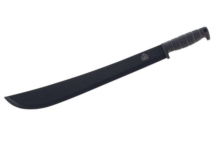 Machette PUMA-TEC 311244 56cm manche en gomme noire avec &eacute;tui en nylon