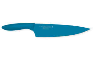 Couteau de Chef KAI Purekomachi 2 lame 20cm coloris bleu