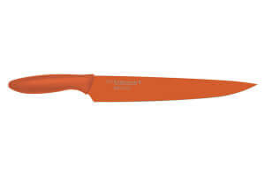 Couteau à trancher KAI Purekomachi 2 lame 23cm coloris orange