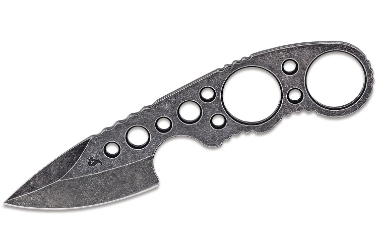 Couteau de cou Black FOX Skelergo BF.734 lame 6,5cm manche en G10 avec un &eacute;tui en kydex
