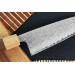 Couteau santoku japonais Tsunehisa SLD Damas bois de rose 16,5cm