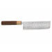 Couteau nakiri japonais Tsunehisa SLD Damas bois de rose 16,5cm