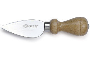 Couteau à parmesan Sanelli Pavia lame 7cm manche en bois