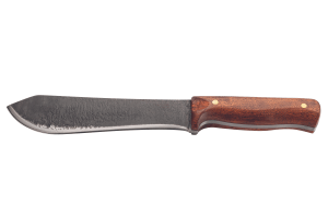 Couteau Herbertz 585518 lame damassée 17,9cm manche cerisier + étui en cuir + allume-feu
