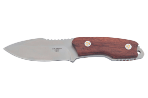 Couteau Herbertz 108010 lame en inox 9,3cm manche en bois de cocobolo avec étui