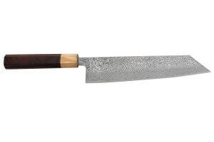 Couteau kiritsuke japonais Tsunehisa SLD Damas bois de rose 21cm