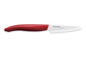 Couteau d'office Kyocera lame céramique 7.5 cm manche rouge