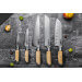 Couteau de chef Fukito Pakka San Mai 21cm