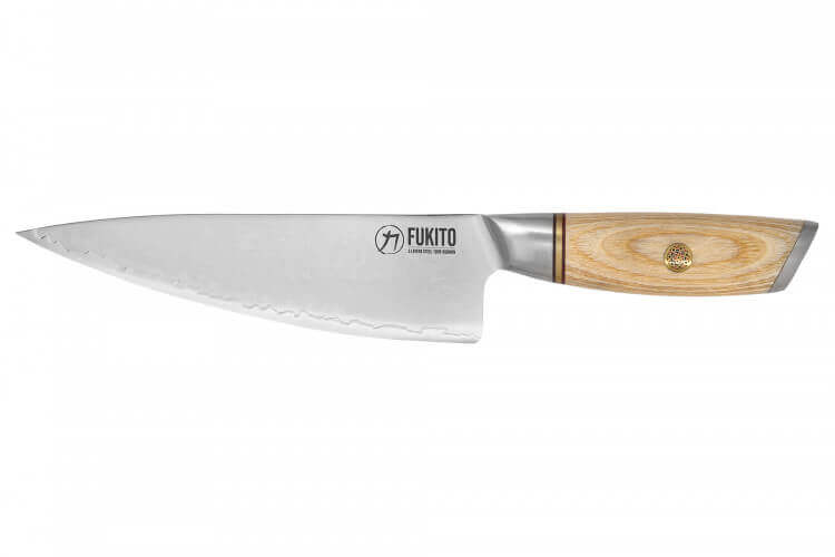 Couteau de chef Fukito Pakka San Mai 21cm