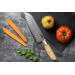 Couteau santoku Fukito Pakka San Mai alvéolé 18cm