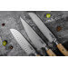 Coffret 2 couteaux Fukito Pakka San Mai Chef + Office