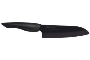 Couteau Santoku Kyocera lame 16 cm en céramique noire