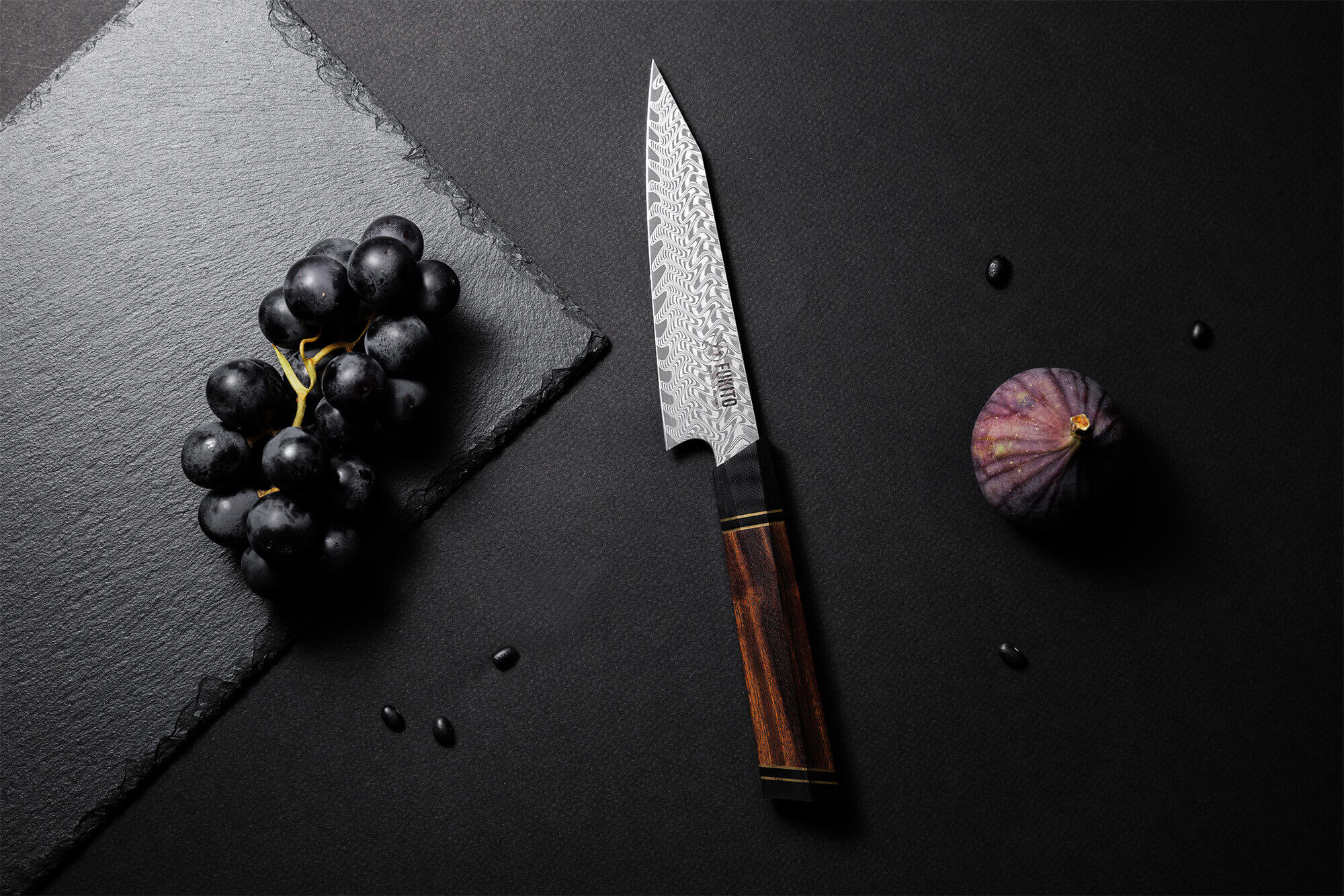 Fukito - Couteau de chef Desert Damas 67 couches 21cm