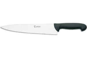 Couteau de tour/chef Jero Ecoline manche surmoulé noir 25cm