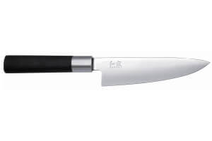 Couteau de chef japonais KAI Wasabi Black lame 15cm