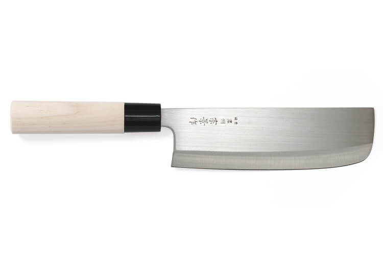 Couteau japonais Nakiri Chroma Haiku Home 17.5cm manche en honoki