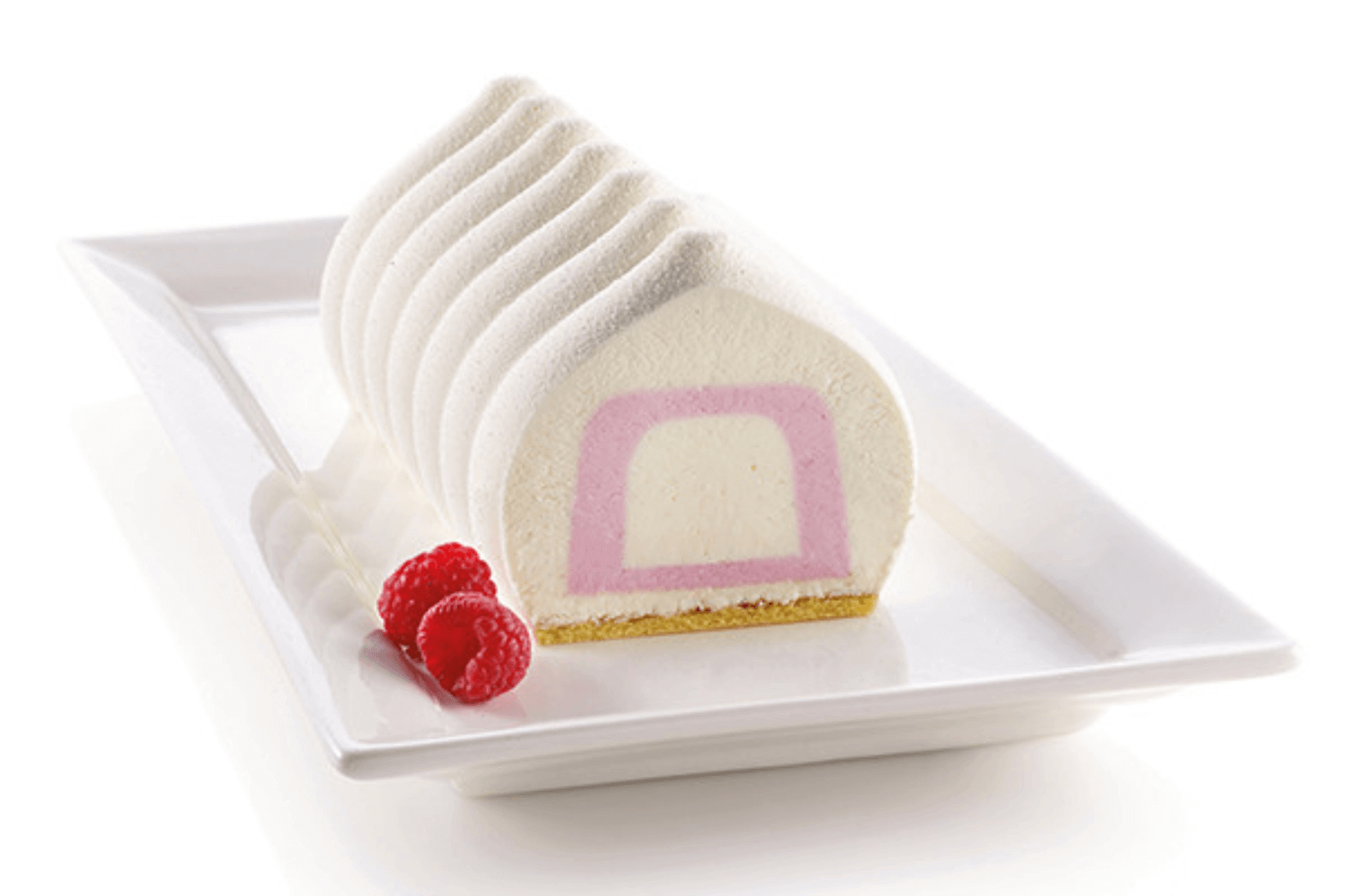 Moule Silikomart Inserto Buche & Cake double insert en silicone 3D