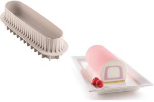 Moule Silikomart Inserto Buche & Cake double insert en silicone 3D