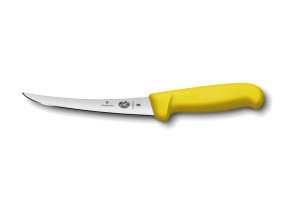 Couteau à désosser Victorinox 5.6608.12 lame renversée 12cm manche en fibrox jaune
