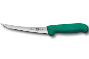 Couteau à désosser Victorinox 5.6604.15 lame renversée 15cm manche en fibrox vert