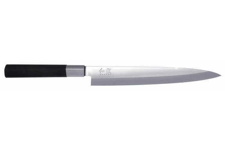 Couteau yanagiba japonais KAI Wasabi Black lame 21cm