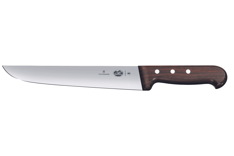 Couteau de boucher Victorinox Wood - Lame 26 cm - Manche Palissandre