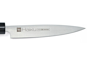 Couteau d'office japonais Chroma Haiku grand modèle 12cm manche Honoki