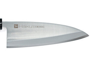 Couteau Deba japonais Chroma Haiku 17cm manche Honoki