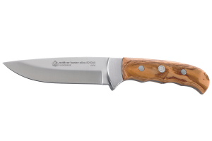 Couteau Puma IP Outdoor Hunter Olive 332211 lame 10,6cm manche olivier + étui en cuir